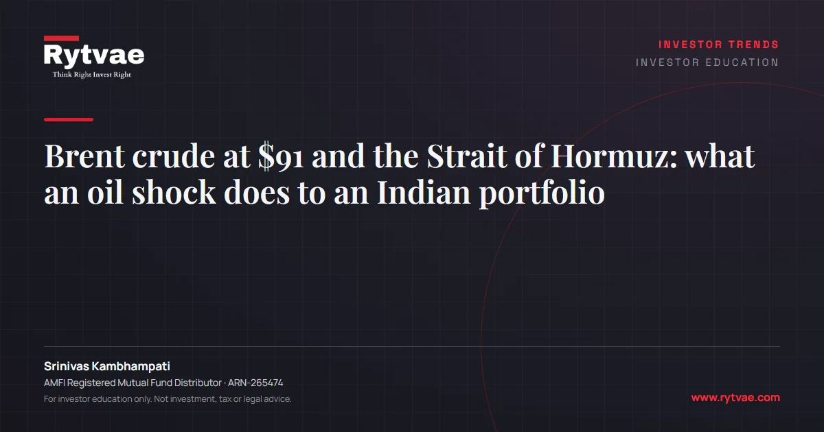 Brent at $91 and the Hormuz risk — what it means for Indian investors