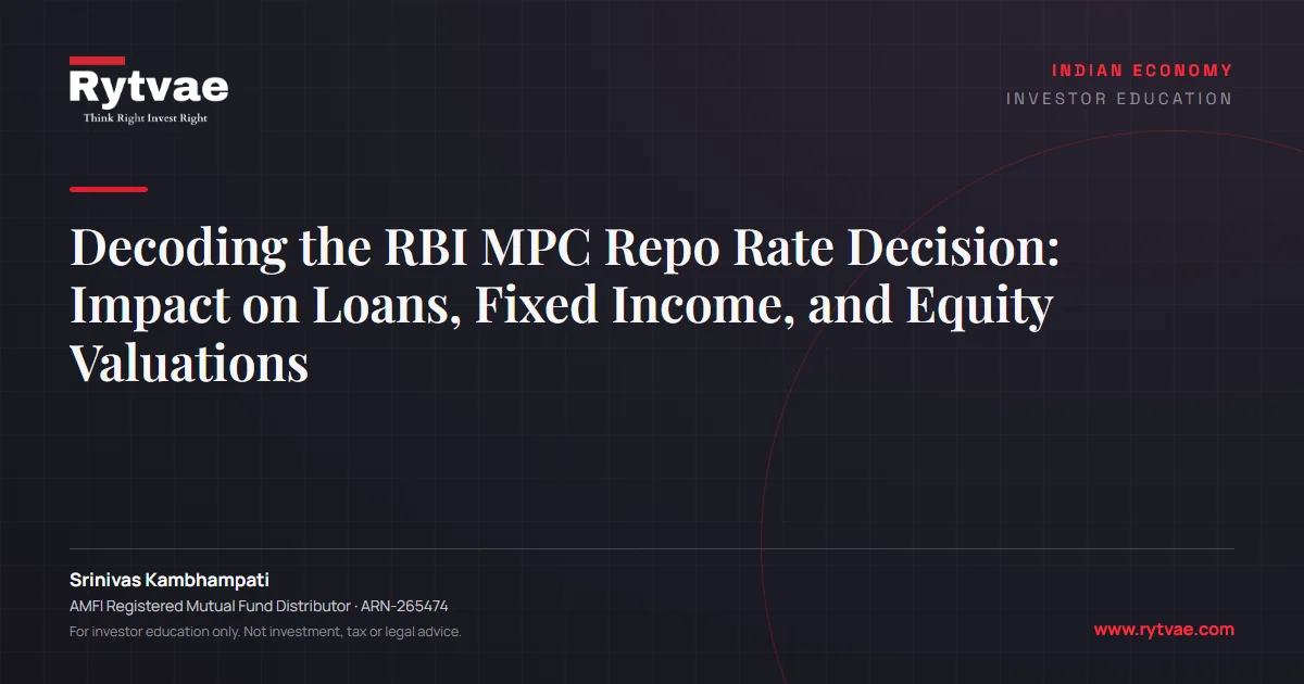 Decoding the RBI MPC Repo Rate Decision: Impact on Loans, Fixed Income, and Equity Valuations