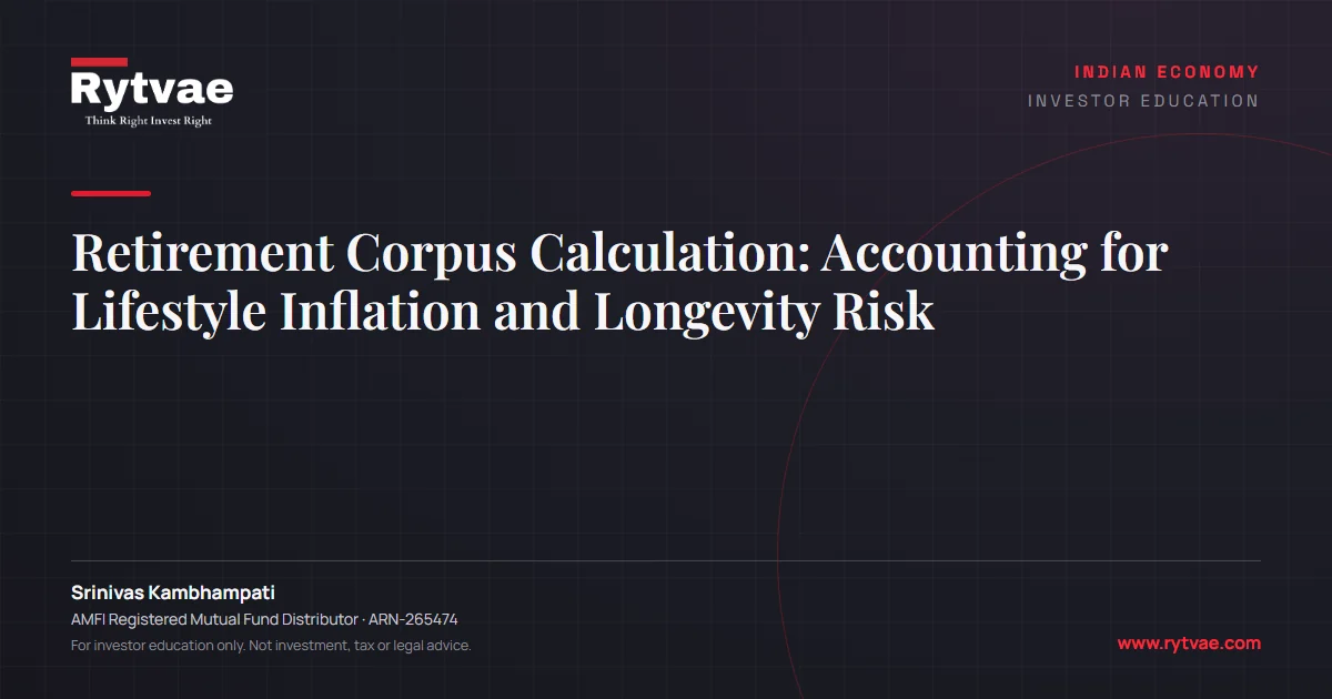 Retirement Corpus Calculation: Accounting for Lifestyle Inflation and Longevity Risk