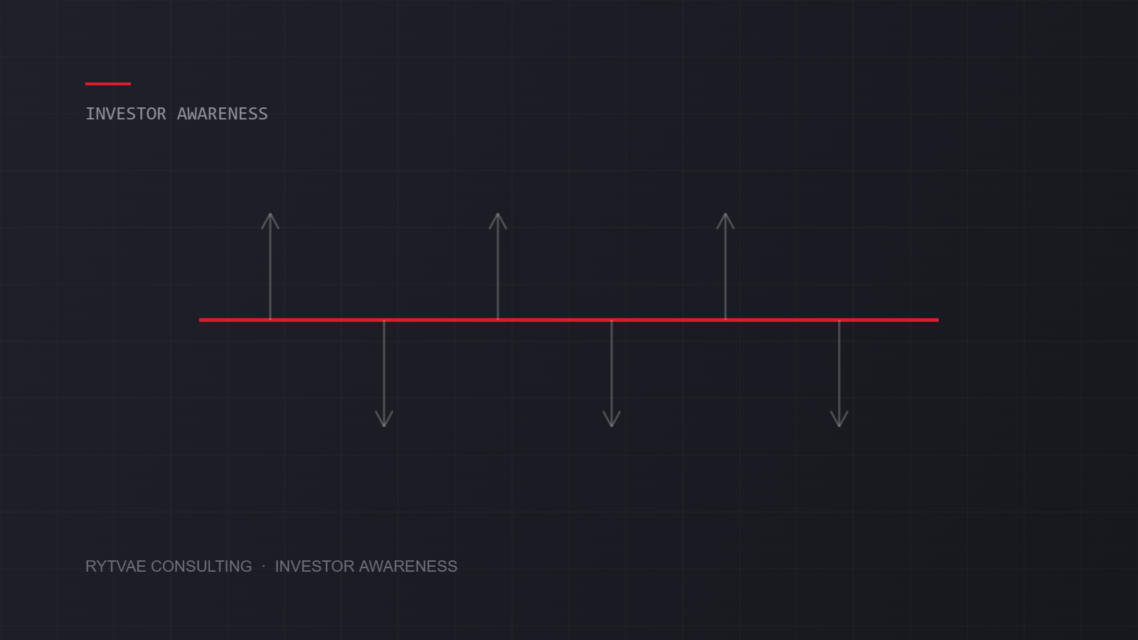Abstract illustration of paired bars in opposite directions