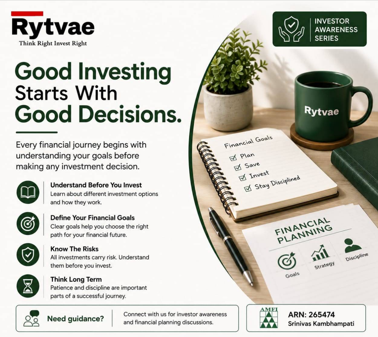 Good investing starts with good decisions